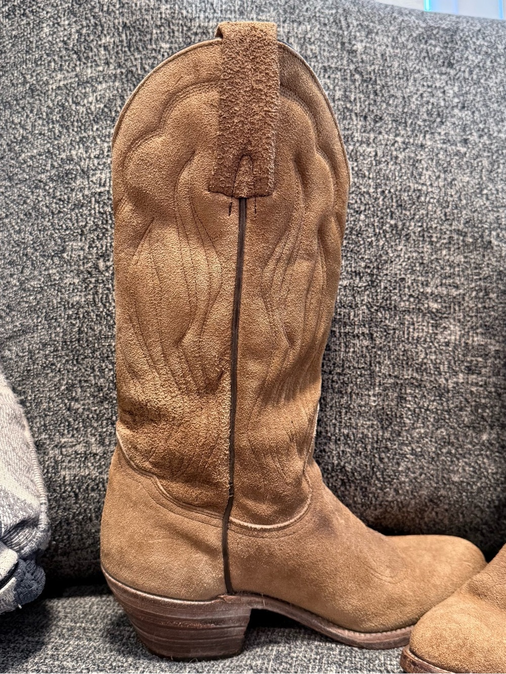 Vintage Black Label Made in USA 3845 W Frye Boots Women’s 7.5D - Picture 5 of 10